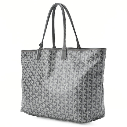 GOYARD [Goyard] Saint-Louis PM Tote Bag Coated Canvas Gray Silver-Tone Hardware, Pre-Owned