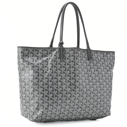 GOYARD [Goyard] Saint-Louis PM Tote Bag Coated Canvas Gray Silver-Tone Hardware, Pre-Owned