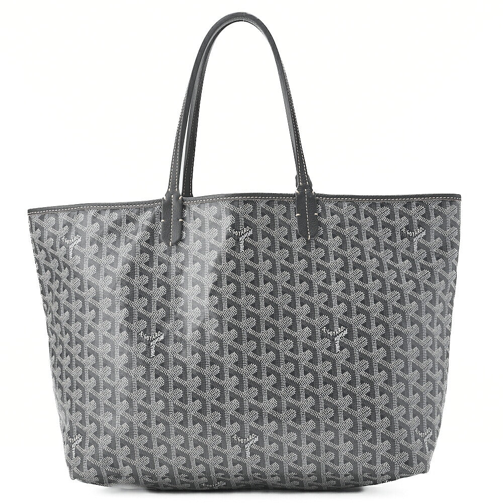 GOYARD [Goyard] Saint-Louis PM Tote Bag Coated Canvas Gray Silver-Tone Hardware, Pre-Owned