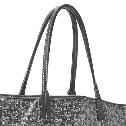 GOYARD [Goyard] Saint-Louis PM Tote Bag Coated Canvas Gray Silver-Tone Hardware, Pre-Owned