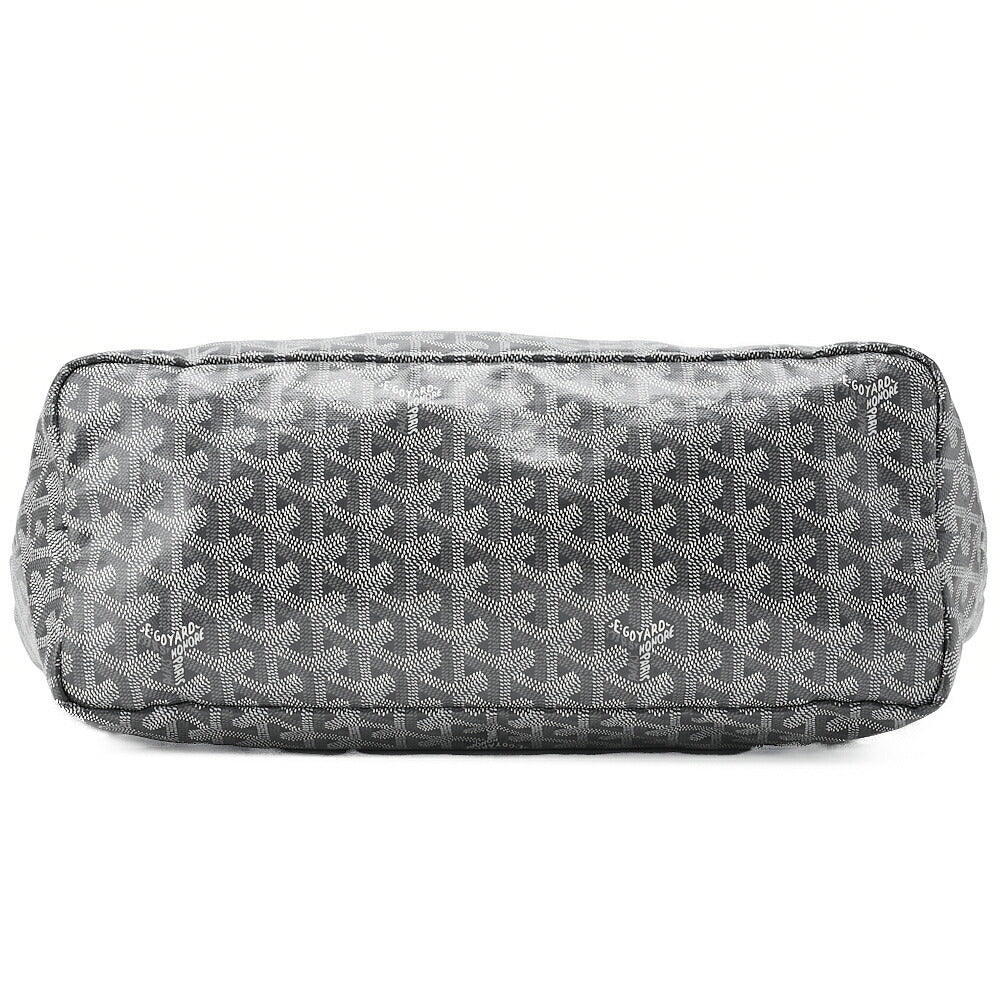 GOYARD [Goyard] Saint-Louis PM Tote Bag Coated Canvas Gray Silver-Tone Hardware, Pre-Owned