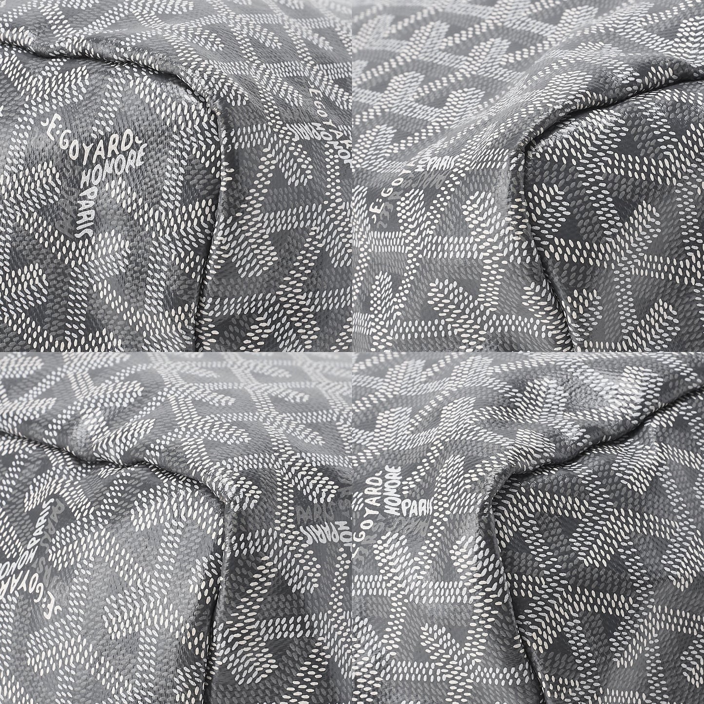 GOYARD [Goyard] Saint-Louis PM Tote Bag Coated Canvas Gray Silver-Tone Hardware, Pre-Owned