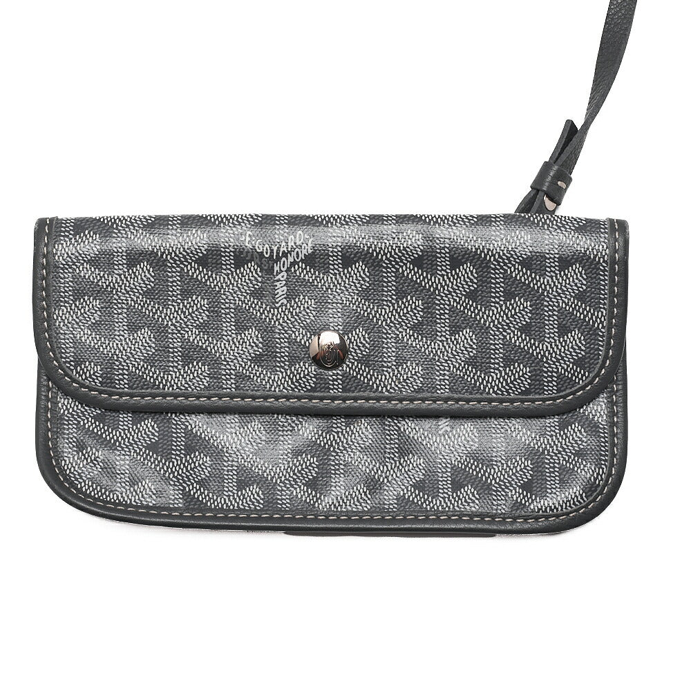 GOYARD [Goyard] Saint-Louis PM Tote Bag Coated Canvas Gray Silver-Tone Hardware, Pre-Owned