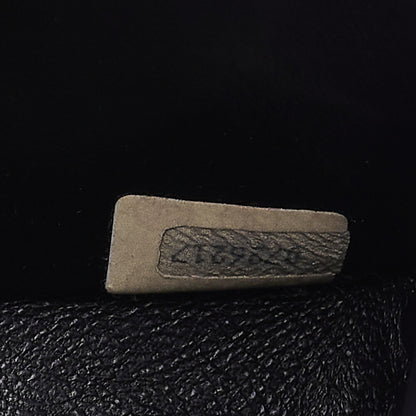 CHANEL Chain Shoulder Matelassé Double Flap 25cm Square Lambskin Navy Gold-Tone Hardware, Pre-Owned