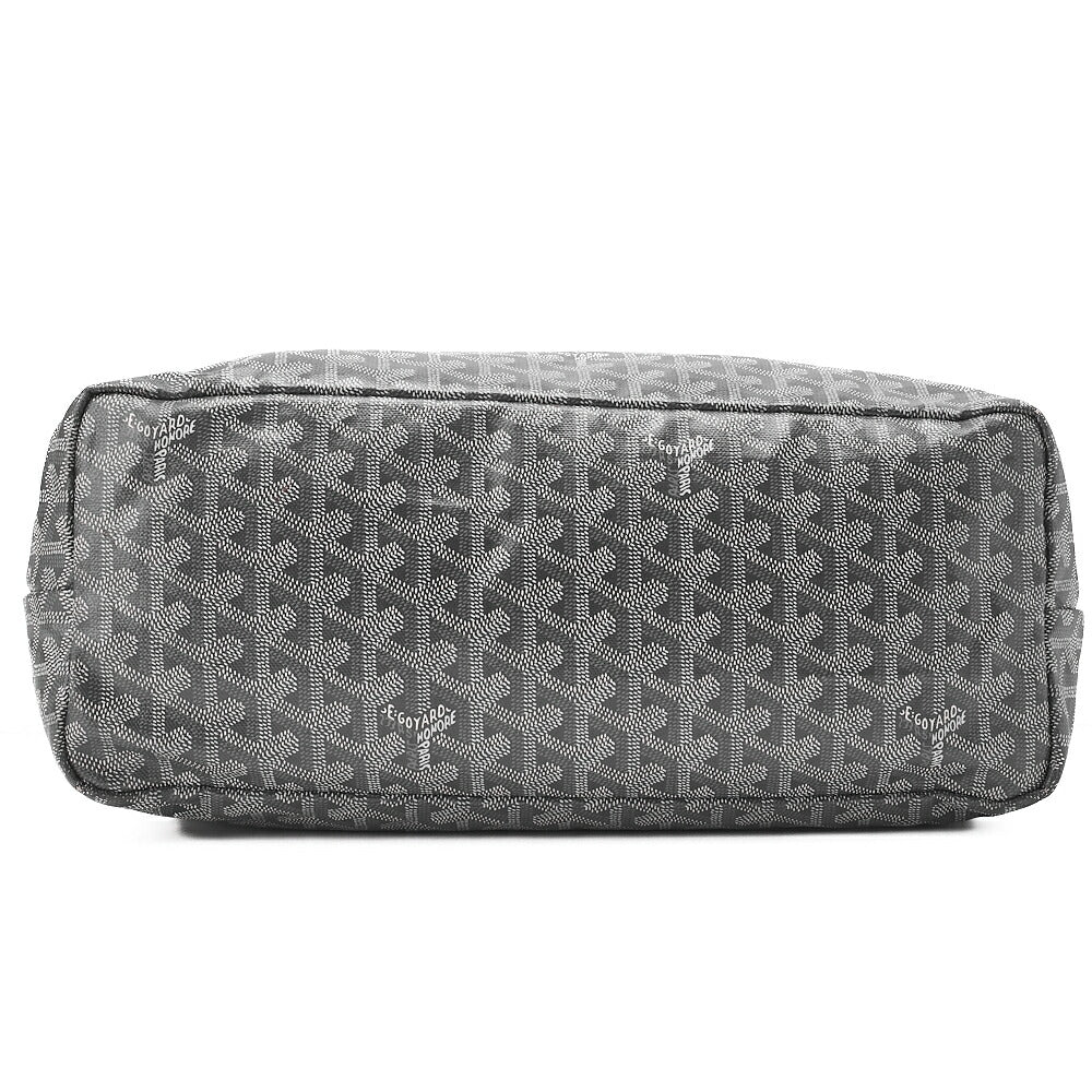 GOYARD [Goyard] Saint-Louis PM Tote Bag Coated Canvas Gray Silver-Tone Hardware, Pre-Owned