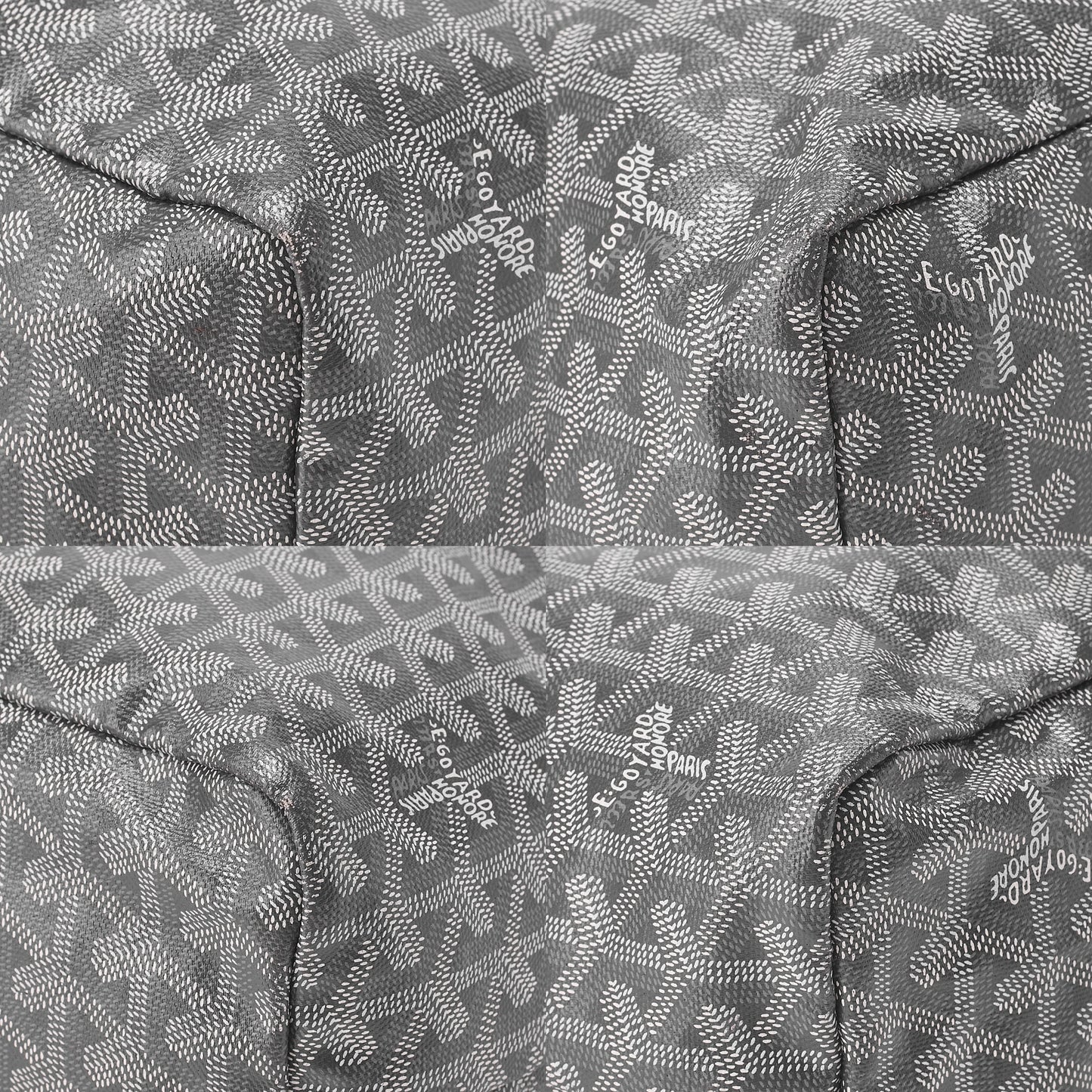 GOYARD [Goyard] Saint-Louis PM Tote Bag Coated Canvas Gray Silver-Tone Hardware, Pre-Owned