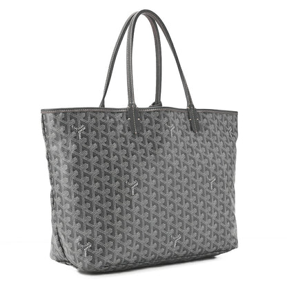 GOYARD [Goyard] Saint-Louis PM Tote Bag Coated Canvas Black Silver-Tone Hardware, Pre-Owned