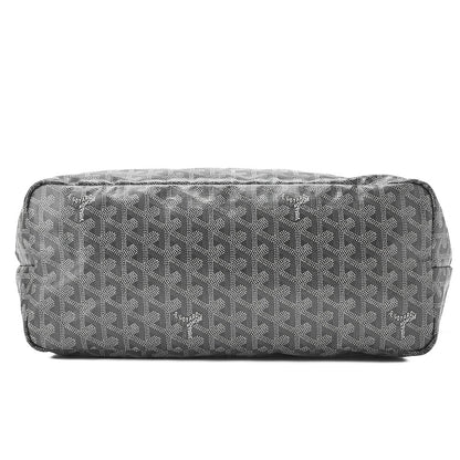 GOYARD [Goyard] Saint-Louis PM Tote Bag Coated Canvas Black Silver-Tone Hardware, Pre-Owned