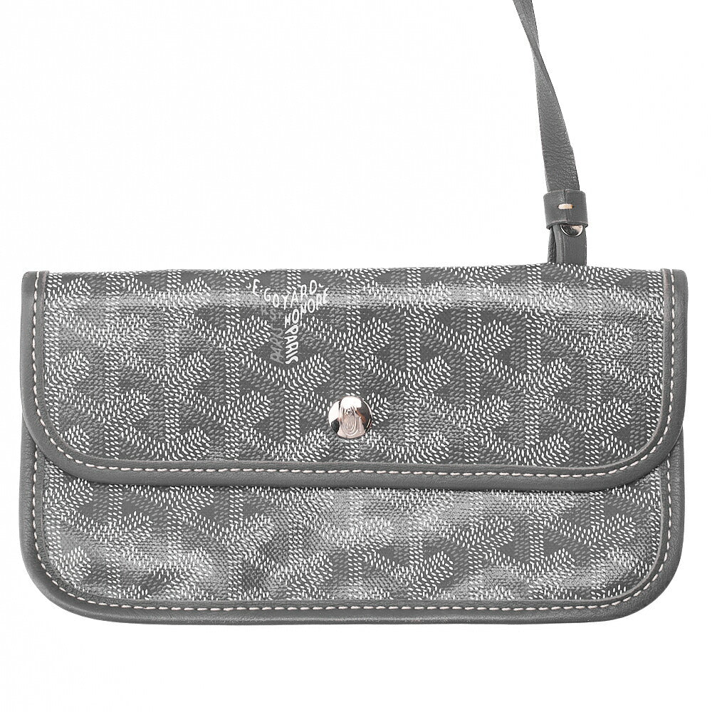 GOYARD [Goyard] Saint-Louis PM Tote Bag Coated Canvas Black Silver-Tone Hardware, Pre-Owned