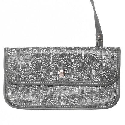GOYARD [Goyard] Saint-Louis PM Tote Bag Coated Canvas Black Silver-Tone Hardware, Pre-Owned