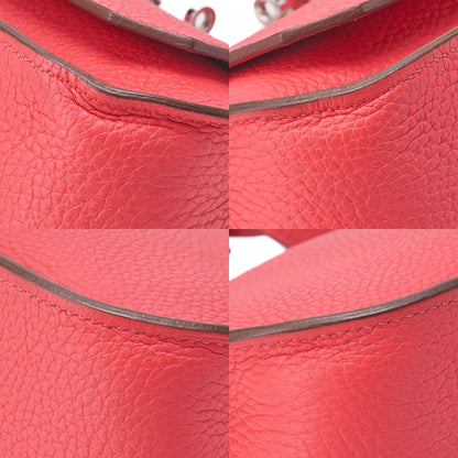 HERMES Gypsy 28 Shoulder Bag Tryon Clemence RoseJaipur RoseJaipur Silver-Tone Hardware, Pre-Owned
