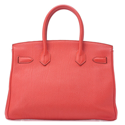HERMES Birkin 30 Handbag Togo RoseJaipur RoseJaipur Silver-Tone Hardware, Pre-Owned
