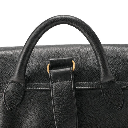 CHANEL One Shoulder Backpack Caviar Skin Big Coco Mark Black Gold-Tone Hardware, Pre-Owned