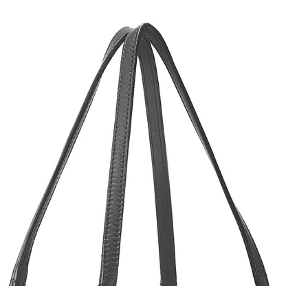 CHANEL Tote Bag Coco Mark Canvas with Whistle Charm White x Black Silver-Tone Hardware, Pre-Owned