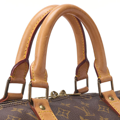 LOUIS VUITTON Louis Vuitton Monogram Keepol bandouliere 55 Boston Bag Brown Gold-Tone Hardware, Pre-Owned