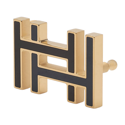 HERMES H O Carr? Vos Swift x Vos Epson Belt Pink Gold-Tone Hardware, Pre-Owned