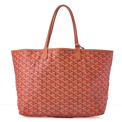 GOYARD [Goyard] Saint-Louis PM Tote Bag Coated Canvas Orange Silver-Tone Hardware, Pre-Owned