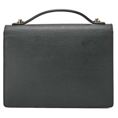 LOUIS VUITTON Louis Vuitton Monceau Handbag 2way Noir M52122 Gold-Tone Hardware, Pre-Owned
