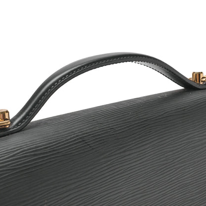 LOUIS VUITTON Louis Vuitton Monceau Handbag 2way Noir M52122 Gold-Tone Hardware, Pre-Owned