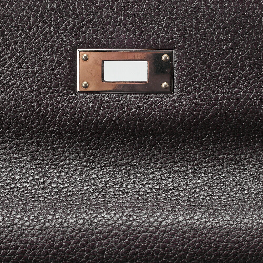 HERMES Kelly 28 Handbag Inner Stitch Togo Rezan Silver-Tone Hardware, Pre-Owned