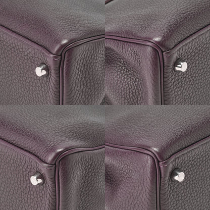 HERMES Kelly 28 Handbag Inner Stitch Togo Rezan Silver-Tone Hardware, Pre-Owned
