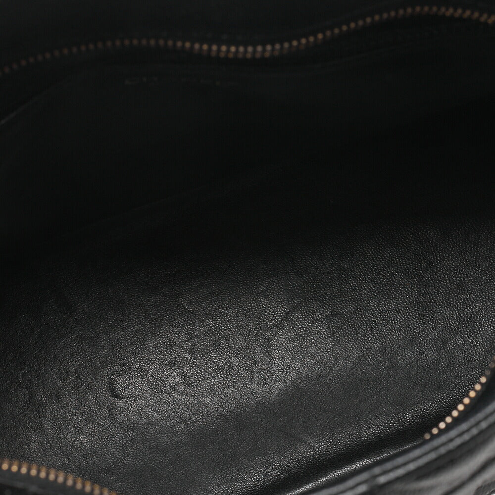 CHANEL Matelassé Reprint Tote Caviar Skin Black Gold-Tone Hardware, Pre-Owned