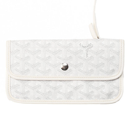 GOYARD [Goyard] Saint-Louis PM Tote Bag Coated Canvas White Silver-Tone Hardware, Pre-Owned