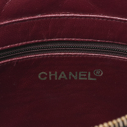 CHANEL Chain Shoulder Matlasse with Pull Charm Lambskin Black Gold Fittings Women's Bag Brand [Used] [Free Shipping]