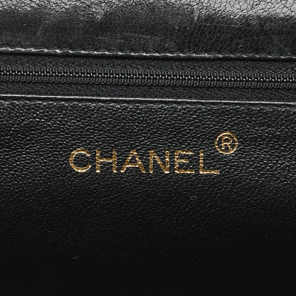 CHANEL Chain Shoulder Bag Mattrasse Coco Mark Fringe Lambskin Black (Gold Fittings) Women's Bag High Brand [Used] [Free Shipping]