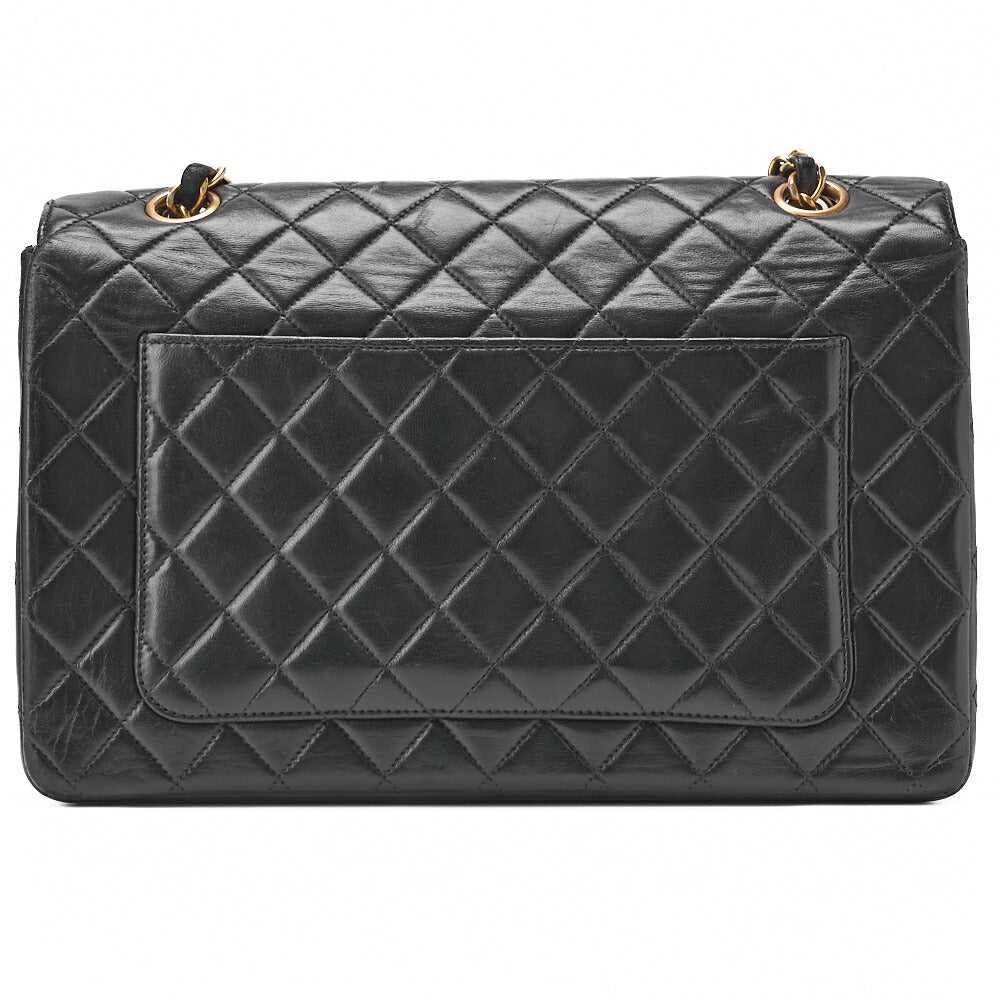CHANEL Chain Shoulder Bag Matlasse Paris Limited Turnlock Lambskin Black Gold Fittings Brand [Used] [Free Shipping]