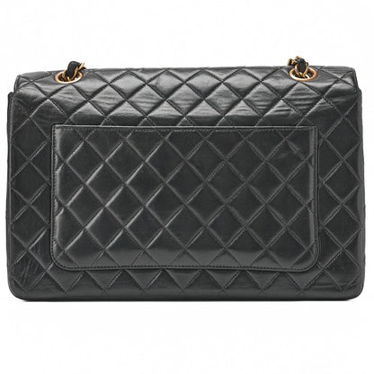 CHANEL Chain Shoulder Bag Matlasse Paris Limited Turnlock Lambskin Black Gold Fittings Brand [Used] [Free Shipping]