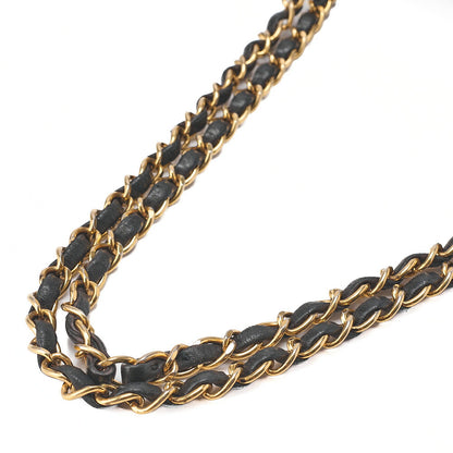 CHANEL Chain Shoulder Bag Matlasse Paris Limited Turnlock Lambskin Black Gold Fittings Brand [Used] [Free Shipping]