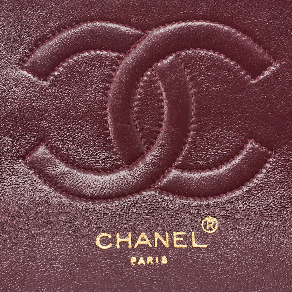 CHANEL Chain Shoulder Bag Matlasse Paris Limited Turnlock Lambskin Black Gold Fittings Brand [Used] [Free Shipping]