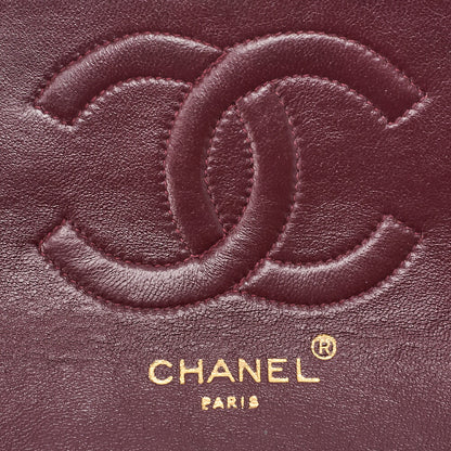 CHANEL Chain Shoulder Bag Matlasse Paris Limited Turnlock Lambskin Black Gold Fittings Brand [Used] [Free Shipping]