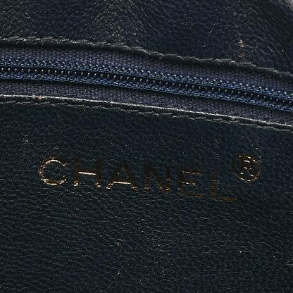 CHANEL Coco Mark with Fringe Chain Shoulder Lambskin Navy (Gold Fittings) Women's Bag Women's Bag High Brand [Used] [Free Shipping]