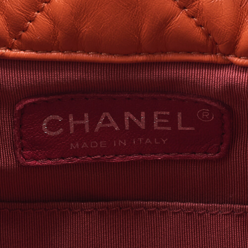 CHANEL Chain Backpack Matlasse Gabriel de Chanel Silver�~ Gold Fittings Women's [Used] [Free Shipping]
