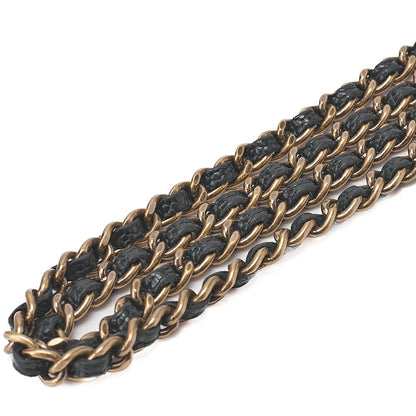 CHANEL Boy Chanel Matrasse Chain Wallet Caviar Skin Dark Navy (Gold Fittings) Women's Wallet Folding Wallet Women's Wallet [Used] [Free Shipping]