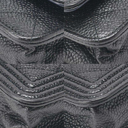 CHANEL Boy Chanel Matrasse Chain Wallet Caviar Skin Dark Navy (Gold Fittings) Women's Wallet Folding Wallet Women's Wallet [Used] [Free Shipping]