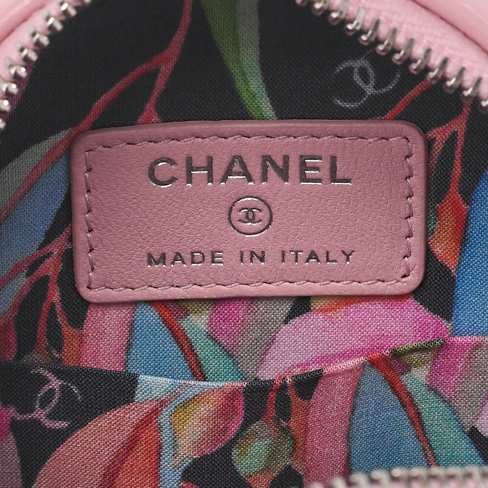 CHANEL Mini Matlasse Cocomark Ultra Stitch Chain Shoulder Lambskin Pink (Silver Fittings) High Brand [Used] [Free Shipping] Used Used - Very Good