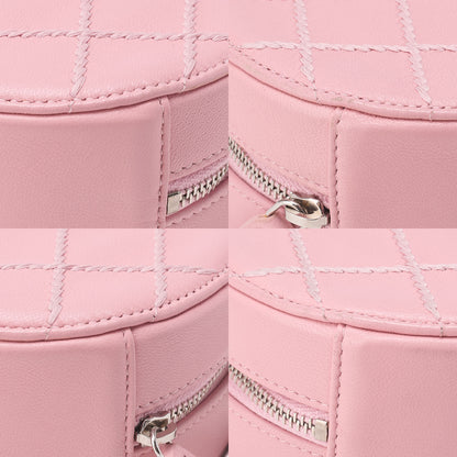 CHANEL Mini Matlasse Cocomark Ultra Stitch Chain Shoulder Lambskin Pink (Silver Fittings) High Brand [Used] [Free Shipping] Used Used - Very Good