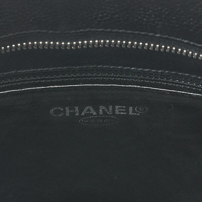 CHANEL Matlasse Reprint Tote Caviar Skin Black (Silver Fittings) Women's Bag Tote Bag High Brand [Used] [Free Shipping]