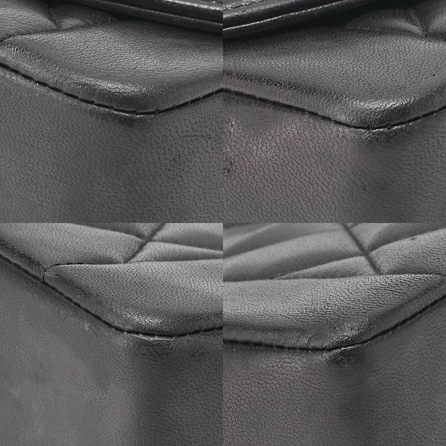 CHANEL Chain Shoulder Mattrasse Lambskin Diana Flap Black Gold Fittings Women's Bag Brand [Used] [Free Shipping]