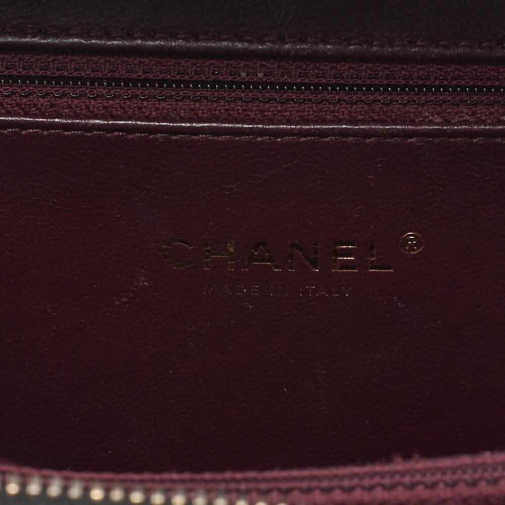 CHANEL Shoulder Bag Cocomark CC Filigree 2-Way Handbag Caviar Skin Black Gold Fittings Women's Bag Brand [Used] [Free Shipping]