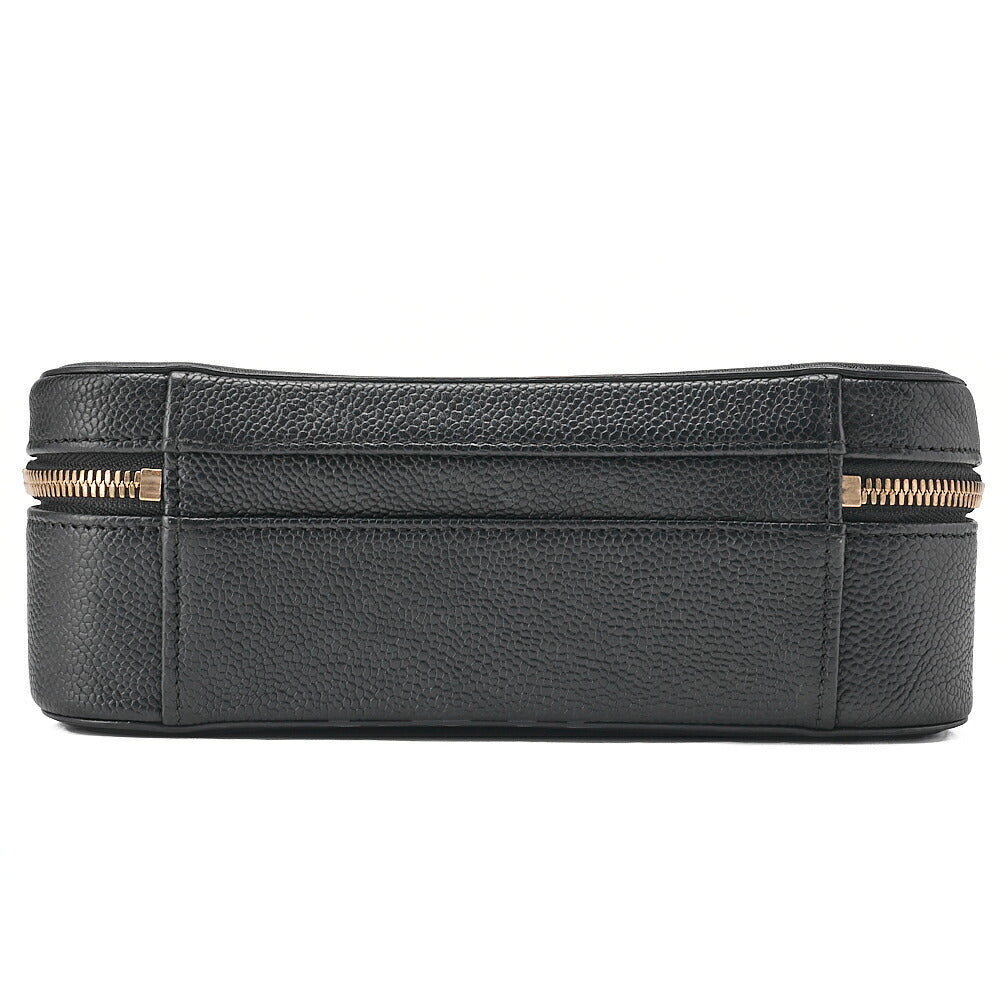 CHANEL Shoulder Bag Cocomark CC Filigree 2-Way Handbag Caviar Skin Black Gold Fittings Women's Bag Brand [Used] [Free Shipping]