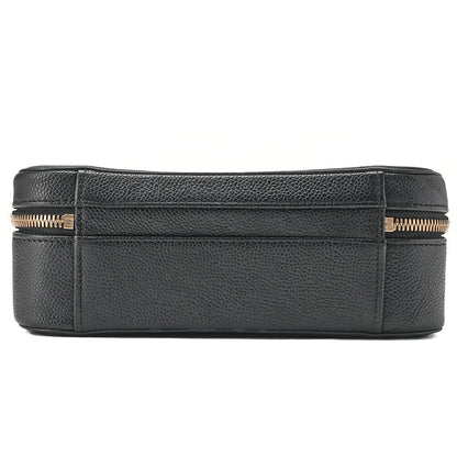 CHANEL Shoulder Bag Cocomark CC Filigree 2-Way Handbag Caviar Skin Black Gold Fittings Women's Bag Brand [Used] [Free Shipping]