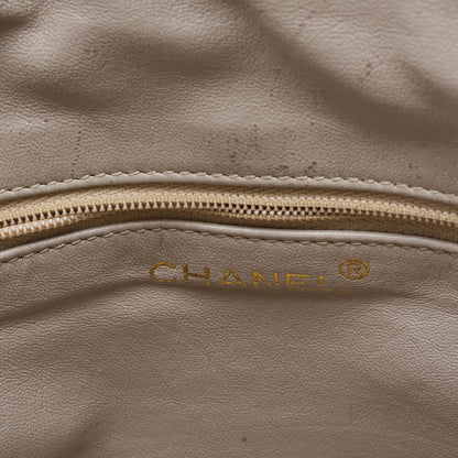 CHANEL Matlasse Upper Coco Mark Shoulder Bag Caviar Skin Beige (Gold Fittings) Women's [Used] [Free Shipping] Used Used - Good