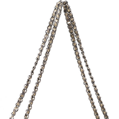 CHANEL Shoulder Bag Coco Mark Full Flap Leather Gold (Silver Fittings) Women's Bag [Used] [Free Shipping]
