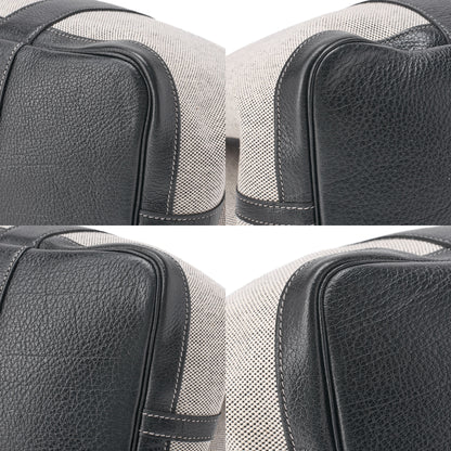 HERMES Garden Party PM Tote Bag to Negonda �~ Canvas Grey (Silver Fittings) Women's [Used] [Free Shipping]