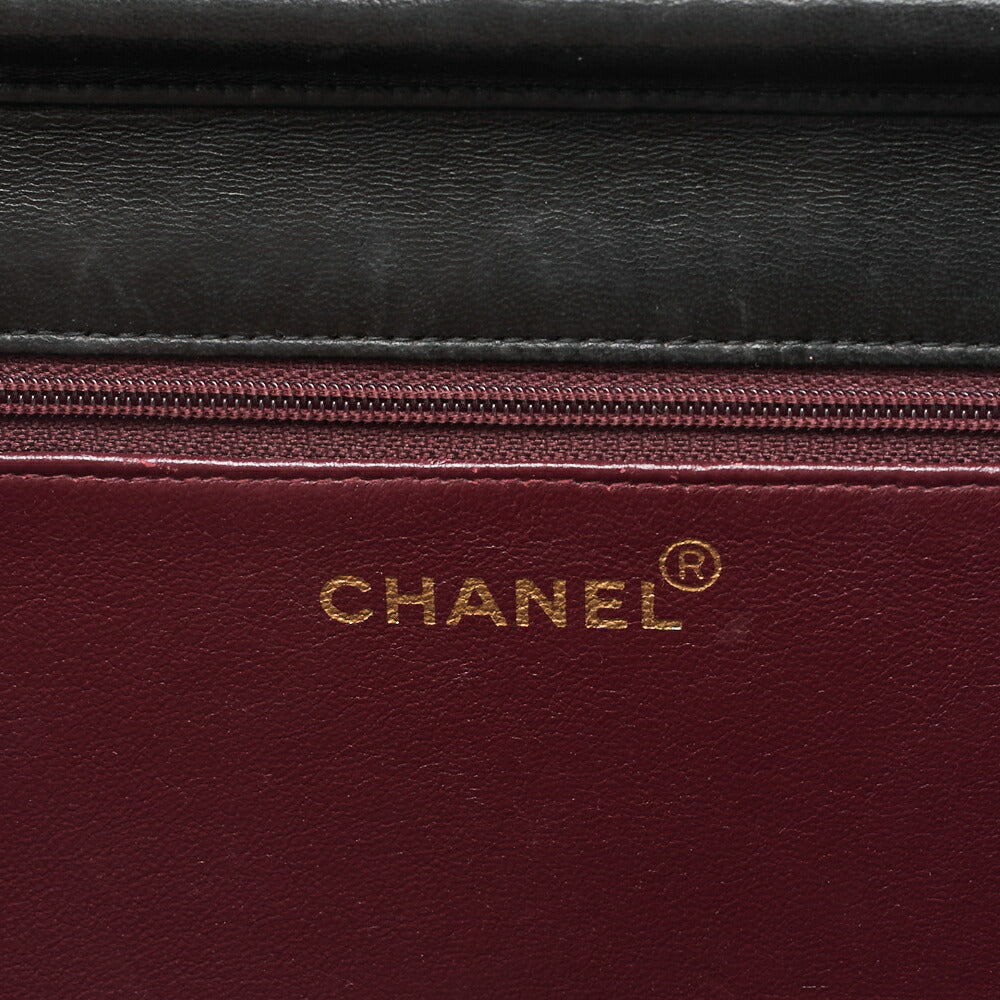 CHANEL Matlasse Push Lock Chain Shoulder Lambskin Black (Gold Fittings) Women's Bag Shoulder Bag Women's [Used] [Free Shipping] Used Used - Good