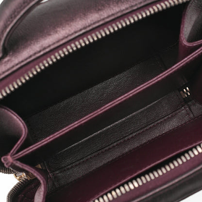CHANEL Chain Shoulder Bag Cocomark CC Filigree Mini Caviar Skin Purple Gold Fittings Women's Bag Brand [Used] [Free Shipping]